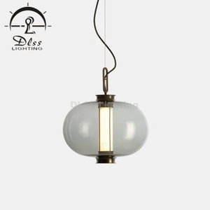 Euro Lighting Round Glass Amber, Smoky with E27 Hanging Pendant Lamp 10082