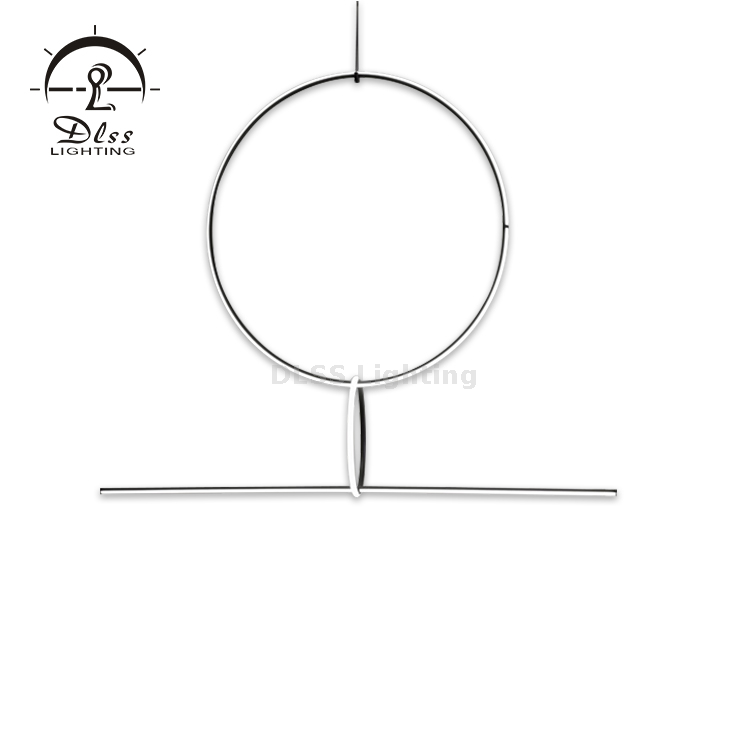 DLSS LUSTRE Minimalism Ring and Bar Magnet Mount Chandelier LED Free Combination Pendant Lamp