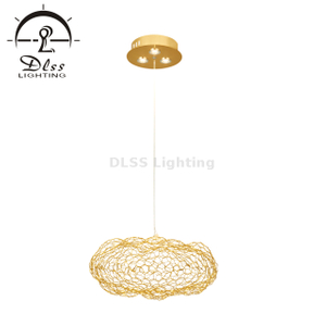 Hanging Cloud Light Modern Cloud Mesh Chandelier Bedroom Ceiling Light Fixtures