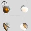 Colored Glass Designer Pendant Light, Creative Island Light for Cafe Loft Restaurant Decoration Kitchen
