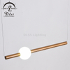 Guzhen Lighting Factory Vertical Metal Stick LED Hanging Lamp 10053