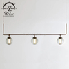 Fancy Glass Amber Smoky Hanging Pendant Lamp 10082
