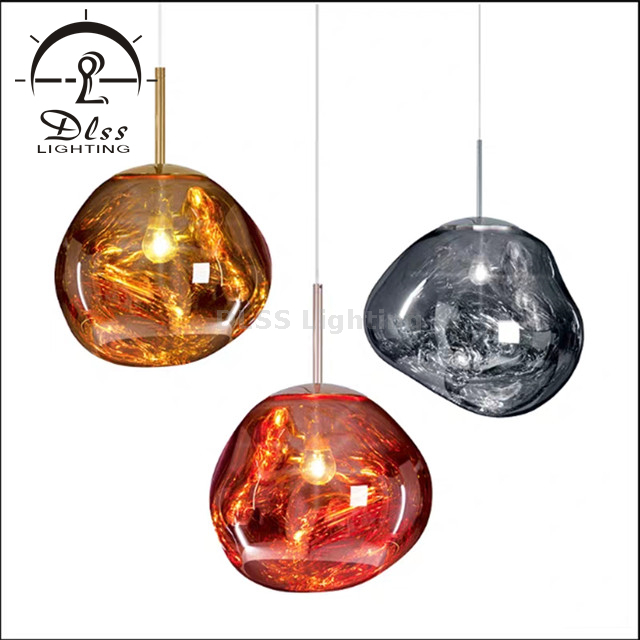 Acrylic Globe Pendant Light, Creative Irregular Hanging Light Pendant Lamp 9305P