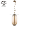 Fancy Glass Amber Smoky Hanging Pendant Lamp 10082