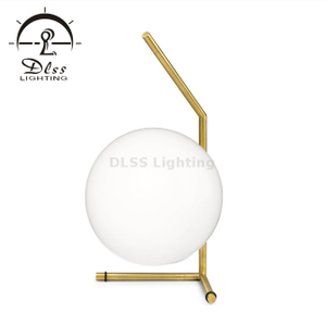 Gold Industrial Table Lamps Glass Desk Lamps Bedside