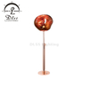 Copper, Silver, Gold Floor Lamp with Acrylic Shade - DLSS Modern Standing Lamp 9305F